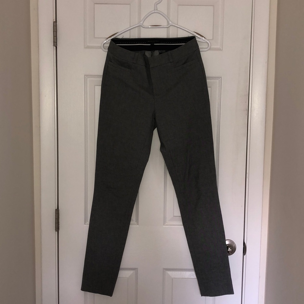 Grey Twill Washable Sloan Pants Banana Republic 2L
